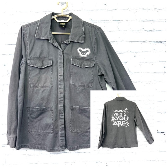 Disney Jackets & Blazers - |•DISNEY•| Her Universe The Lion🦁 King👑 Distressed Military/Cargo Jacket/Coat